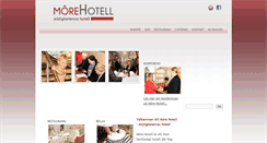 Desktop Screenshot of morehotell.se