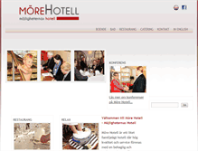 Tablet Screenshot of morehotell.se